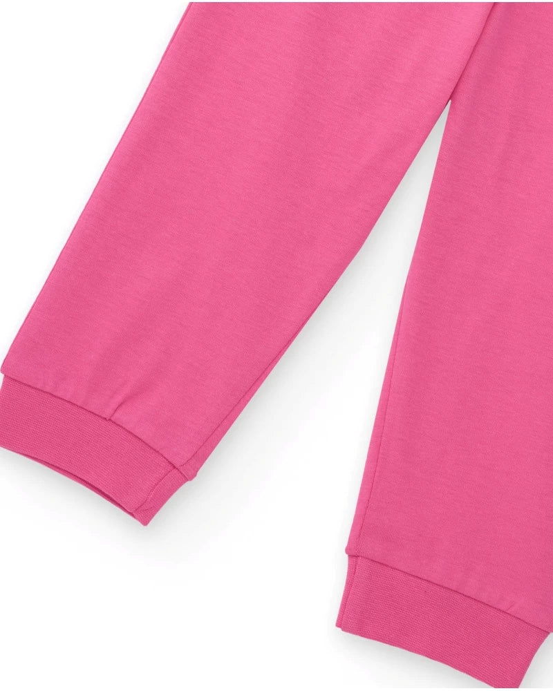 Tuc Tuc Kız Çocuk Pijama Takımı – Pembe Renkli, Uzay Gemisi Desenli