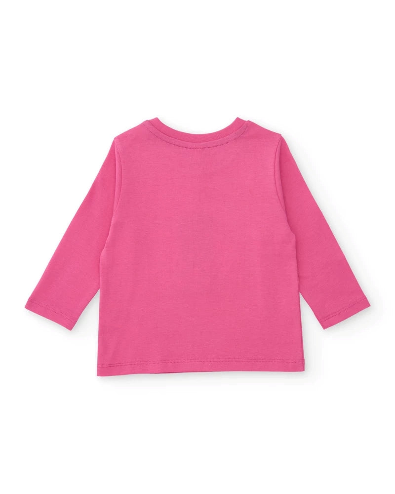 Tuc Tuc Kız Çocuk Pijama Takımı – Pembe Renkli, Uzay Gemisi Desenli