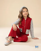Red Elegance Couture Set – Özel Dikim Pul Payet Ceket & Pantolon Takımı
