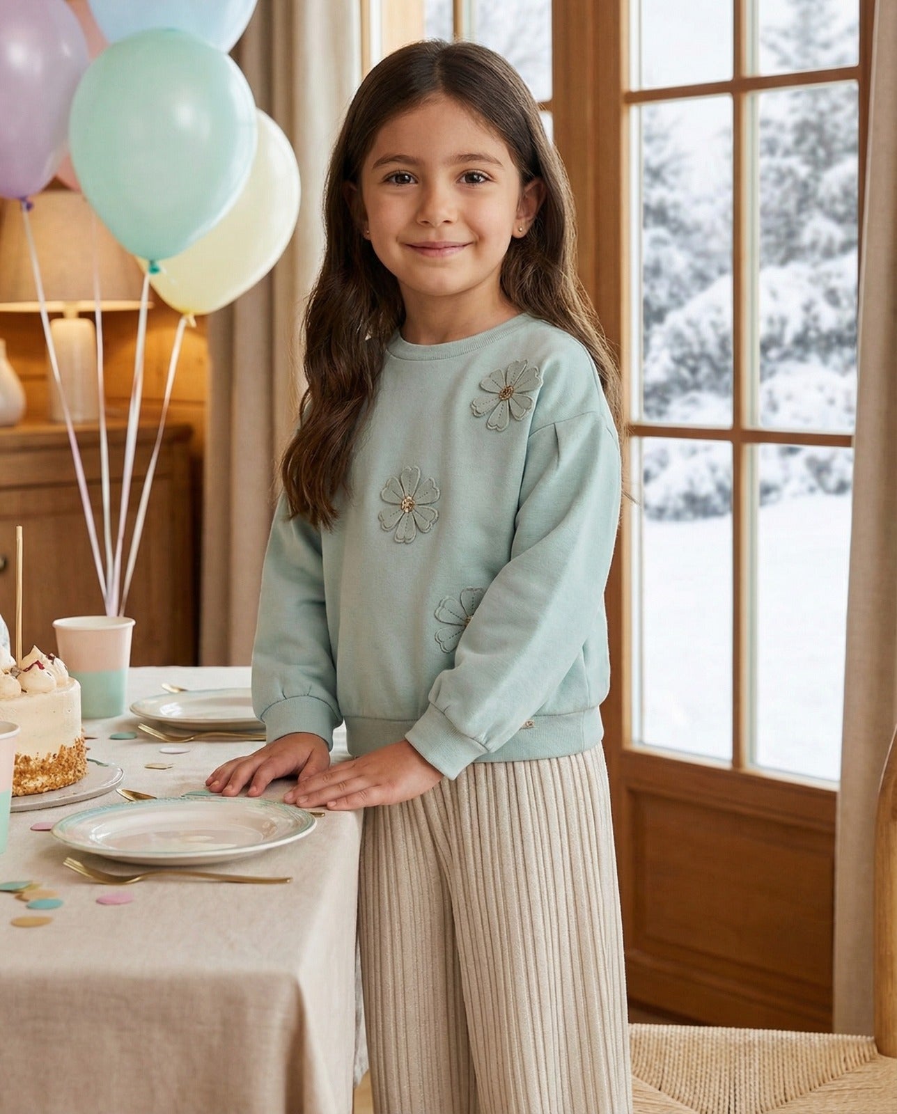 Mayoral 4551 Kız Çocuk Sweatshirt Pantolon Takımı