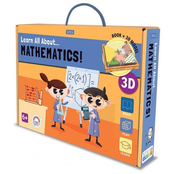 3D Matematik Seti + İngilizce Eğitim Kitabı | Tangram Bulmacası ve Alıştırmalarla Öğren