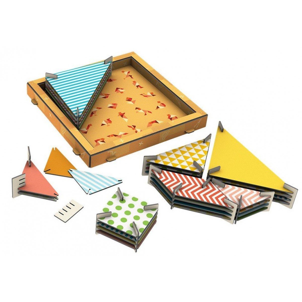 3D Matematik Seti + İngilizce Eğitim Kitabı | Tangram Bulmacası ve Alıştırmalarla Öğren