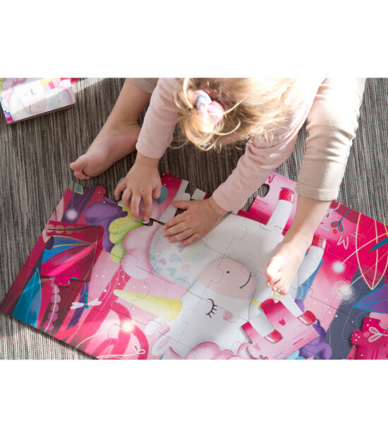 Puzzle The Magic Unicorn: Büyülü Unicorn - 30 Parça Puzzle ve Hikâye Kitabı