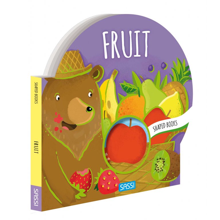 Sassi Shaped Books: Meyveler – Renkli ve Eğlenceli Şekilli İlk Kitabım