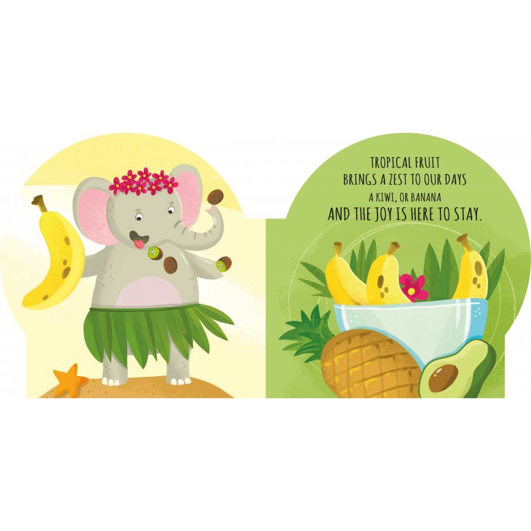Sassi Shaped Books: Meyveler – Renkli ve Eğlenceli Şekilli İlk Kitabım