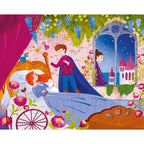 Sleeping Beauty 30 parça puzzle, tamamlanmış hali: prens ve uyuyan prenses