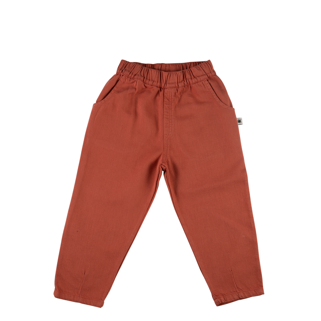 Little Yucca "Slouchy" Kanvas Pantolon - Terracotta