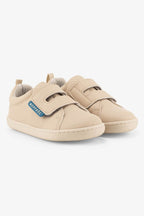 HopFrög Smart Walker Casual süper mat bej barefoot çocuk ayakkabı, çapraz önden görünüm