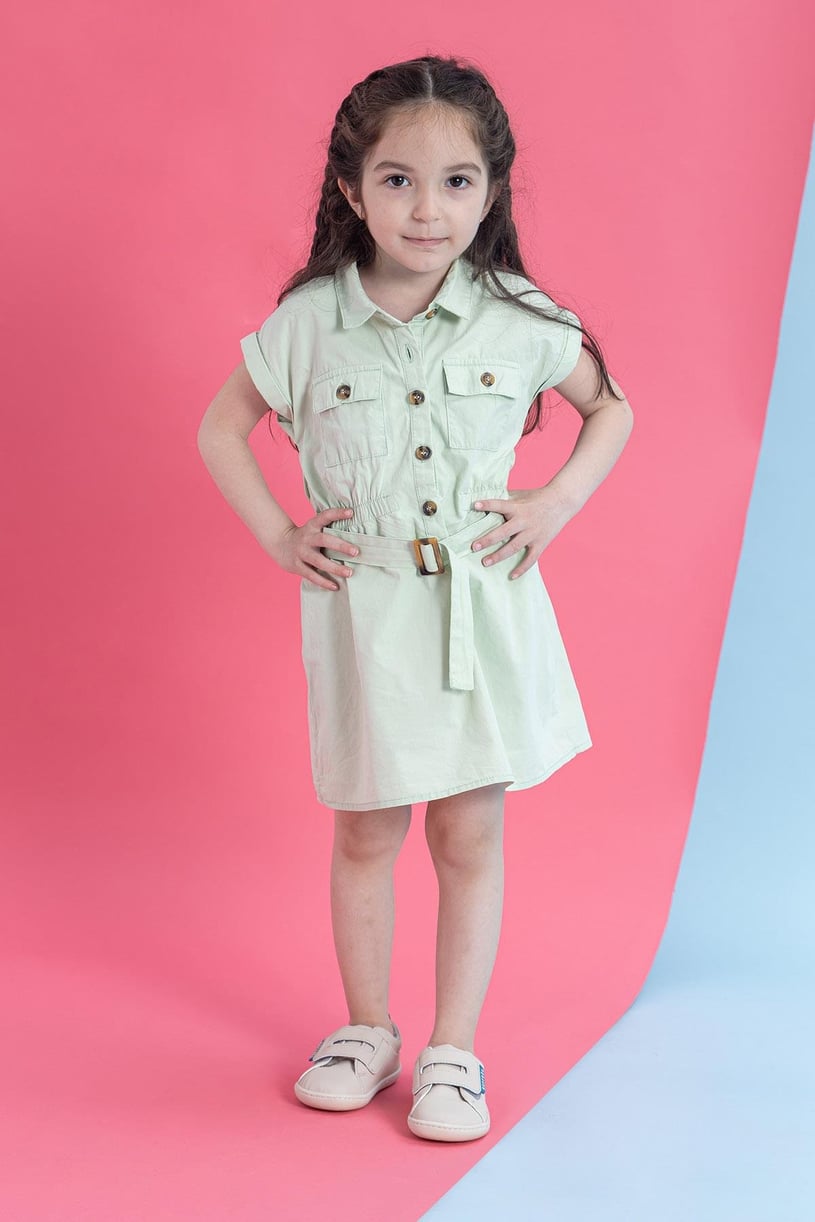 Smart Walker Casual Süper Mat Bej Barefoot Çocuk Ayakkabı
