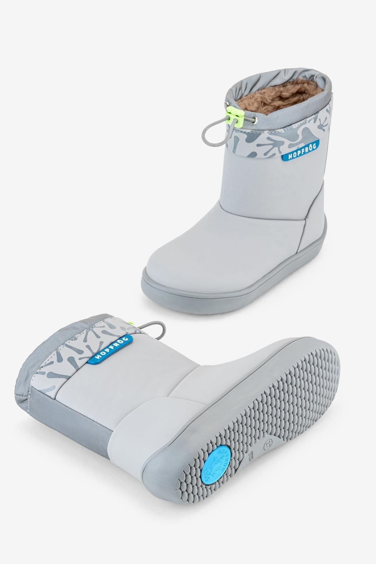 Hopfrög Rain Boots çocuk botu kaymaz TP-rubber taban detayı, zorlu zeminlerde güçlü tutuş