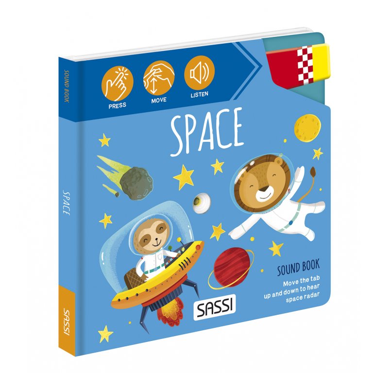 Sound Books – Space | Sesli Uzay Kitabı (1+Yaş, Radar Sesli & Etkileşimli)