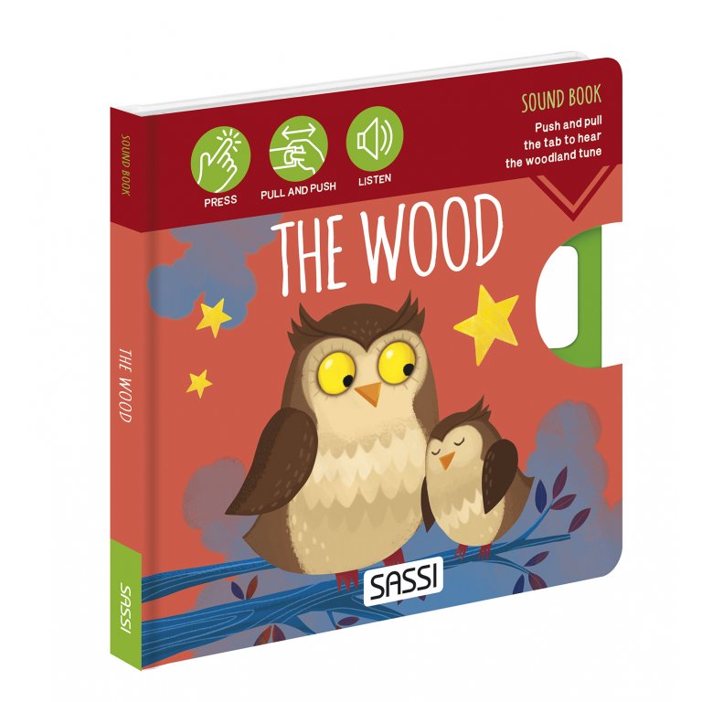 Sound Books – The Wood | Sesli Orman Hayvanları Kitabı (1–4 Yaş, Melodili)