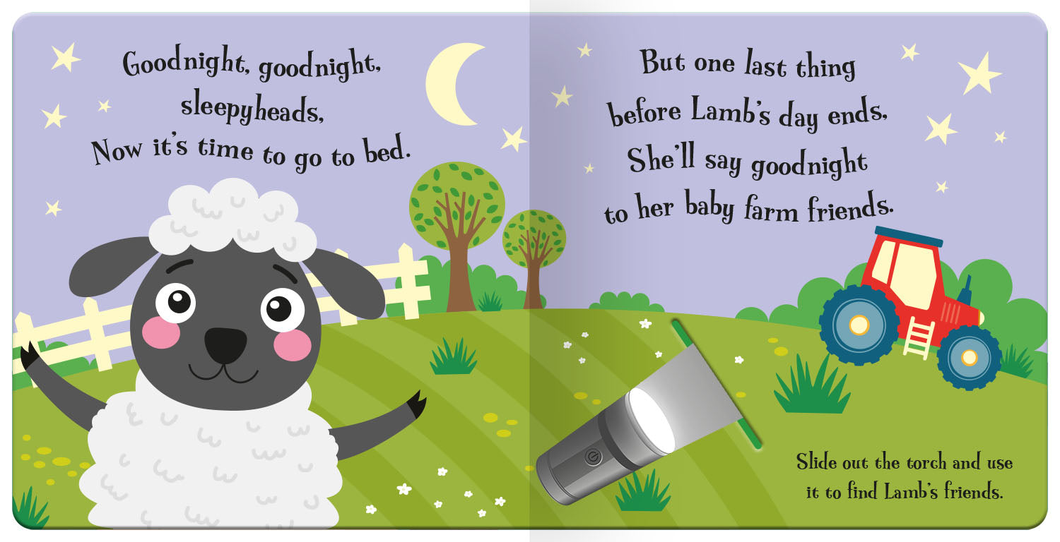 Goodnight Lamb – A Magic Torch Book | Işıklı Etkileşimli Uyku Kitabı