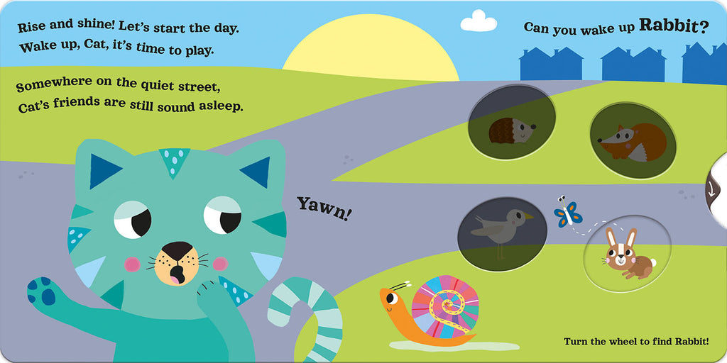 Good Morning Cat – Magic Wheel Book | Çevirmeli Etkileşimli Kitap