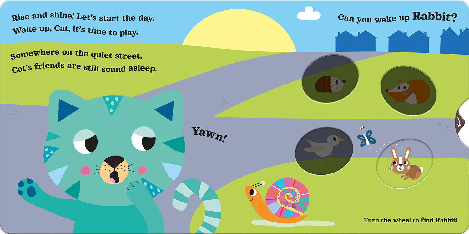 Good Morning Cat – Magic Wheel Book | Çevirmeli Etkileşimli Kitap