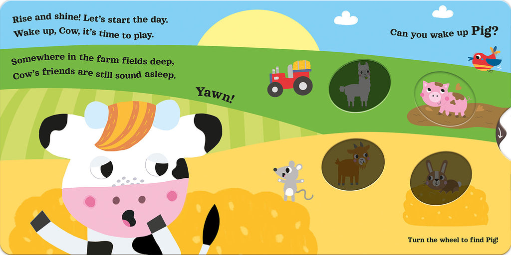 Good Morning Cow | Sihirli Çarklı Eğitici Sabah Kitabı