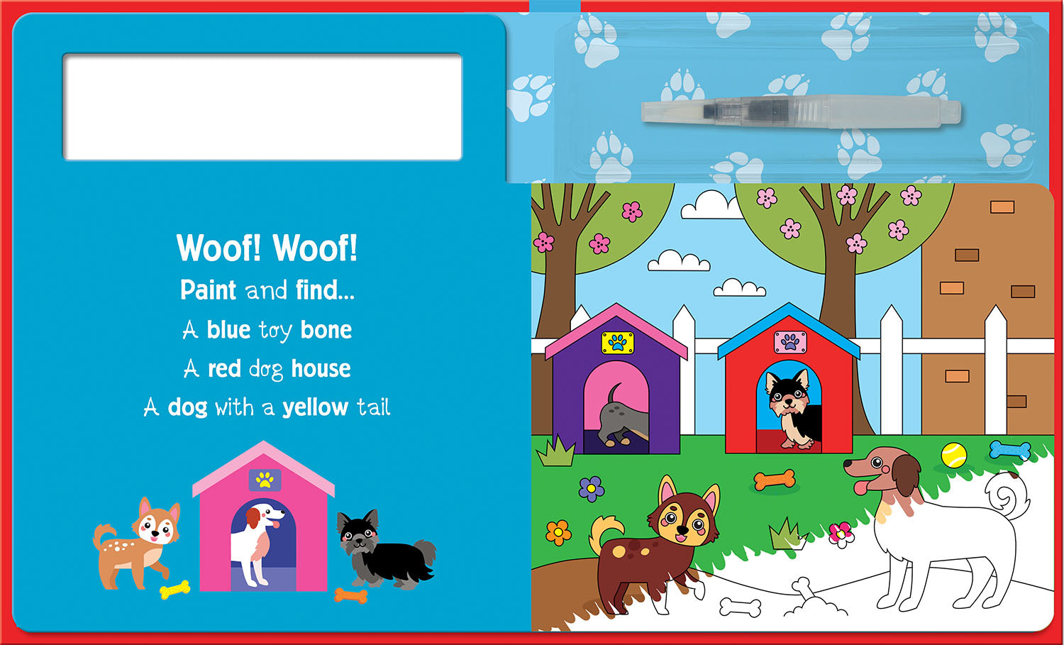 Search and Find Dogs | Suyla Boyama ve Bulmaca Kitabı