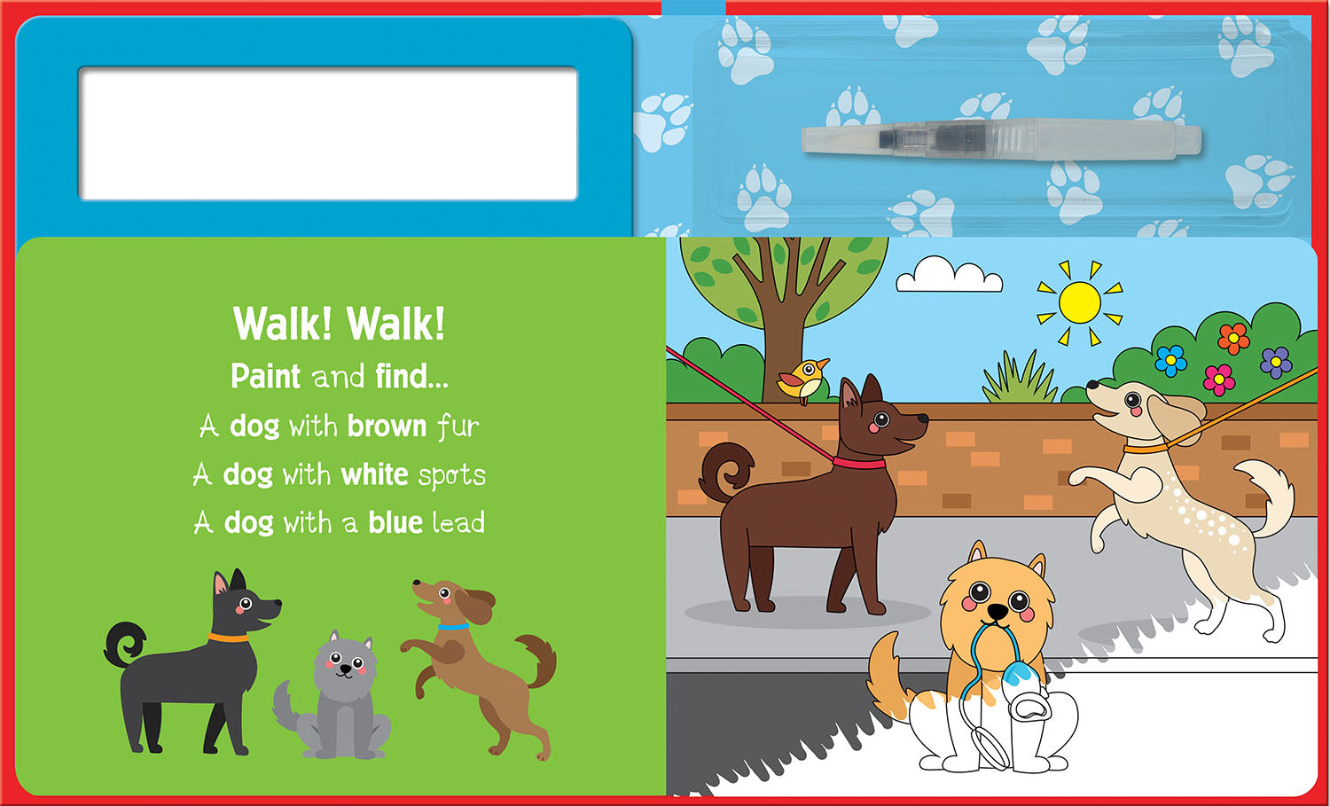 Search and Find Dogs | Suyla Boyama ve Bulmaca Kitabı