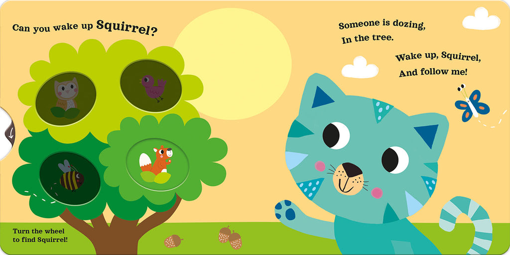 Good Morning Cat – Magic Wheel Book | Çevirmeli Etkileşimli Kitap