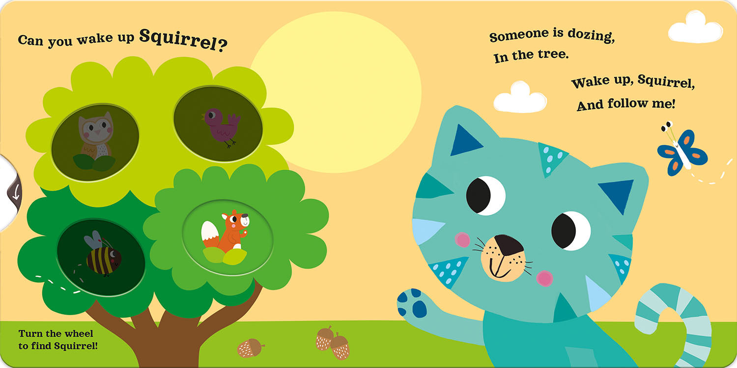 Good Morning Cat – Magic Wheel Book | Çevirmeli Etkileşimli Kitap