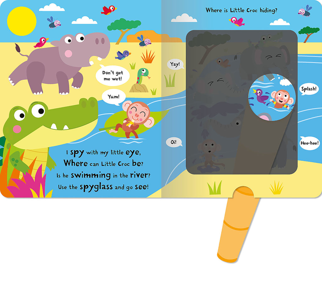 Big Croc Little Croc | Sihirli Mercekli Saklambaçlı Kitap | Keşfet, Bul, Eğlen!