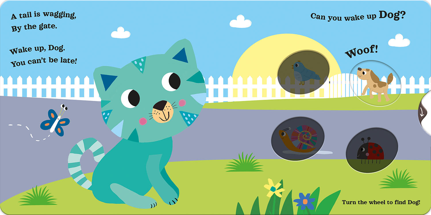Good Morning Cat – Magic Wheel Book | Çevirmeli Etkileşimli Kitap