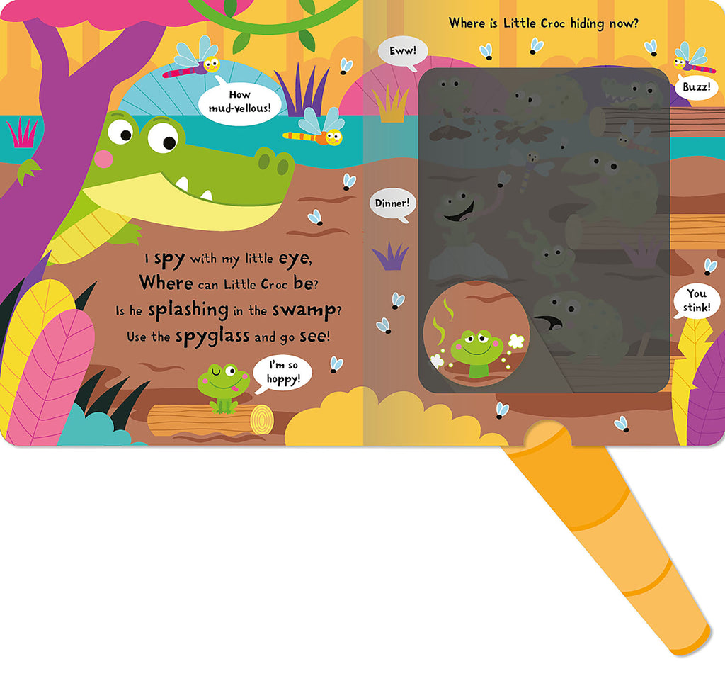 Big Croc Little Croc | Sihirli Mercekli Saklambaçlı Kitap | Keşfet, Bul, Eğlen!