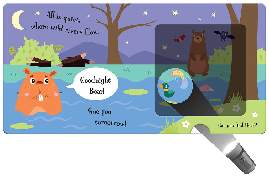 Goodnight Beaver – Sihirli Fenerli Uyku Kitabı (Magic Torch Books)