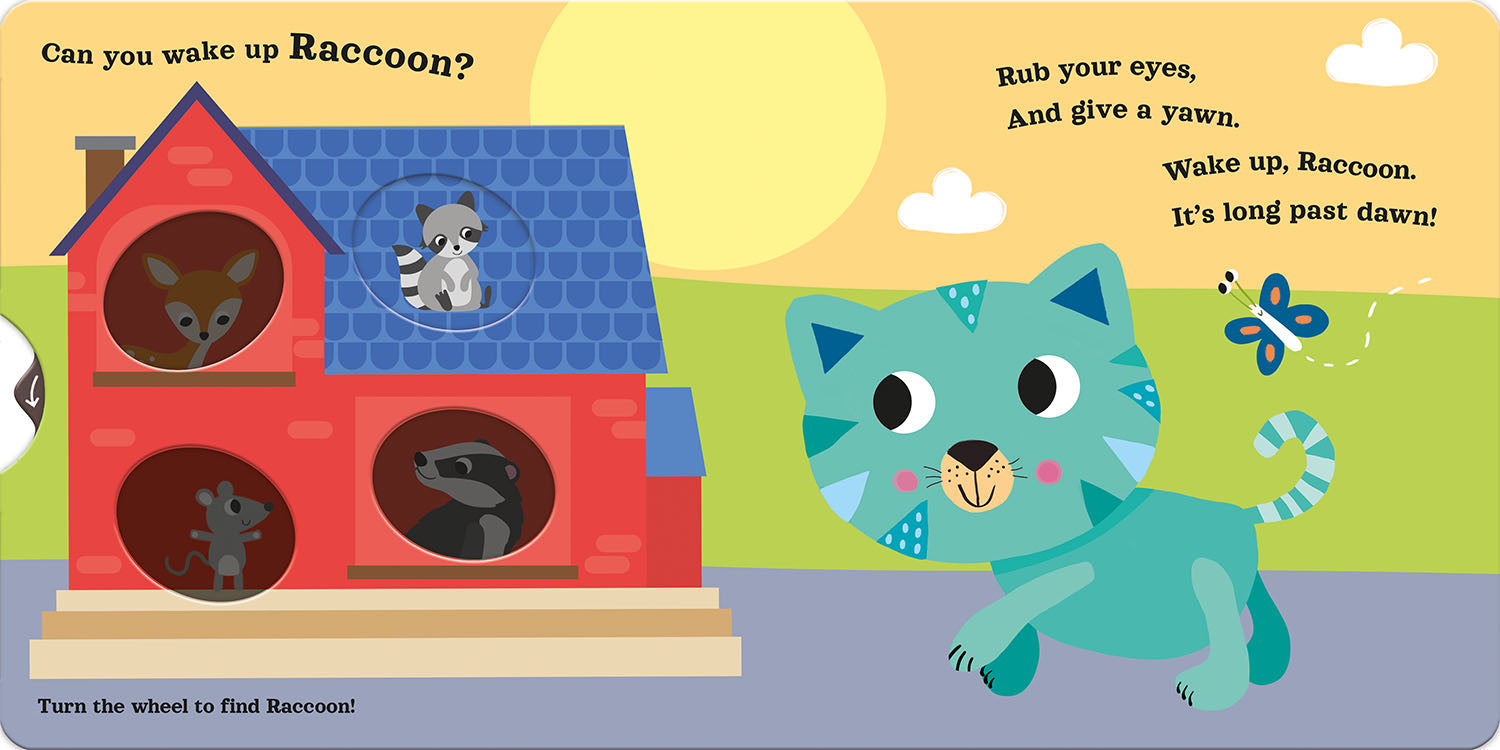 Good Morning Cat – Magic Wheel Book | Çevirmeli Etkileşimli Kitap