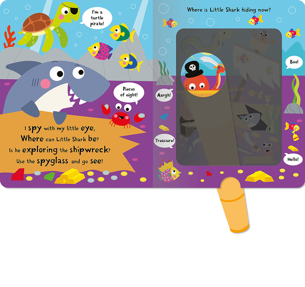 Big Shark Little Shark | Sihirli Mercekli Denizaltı Saklambaç Kitabı | Keşfet, Bul, Eğlen!