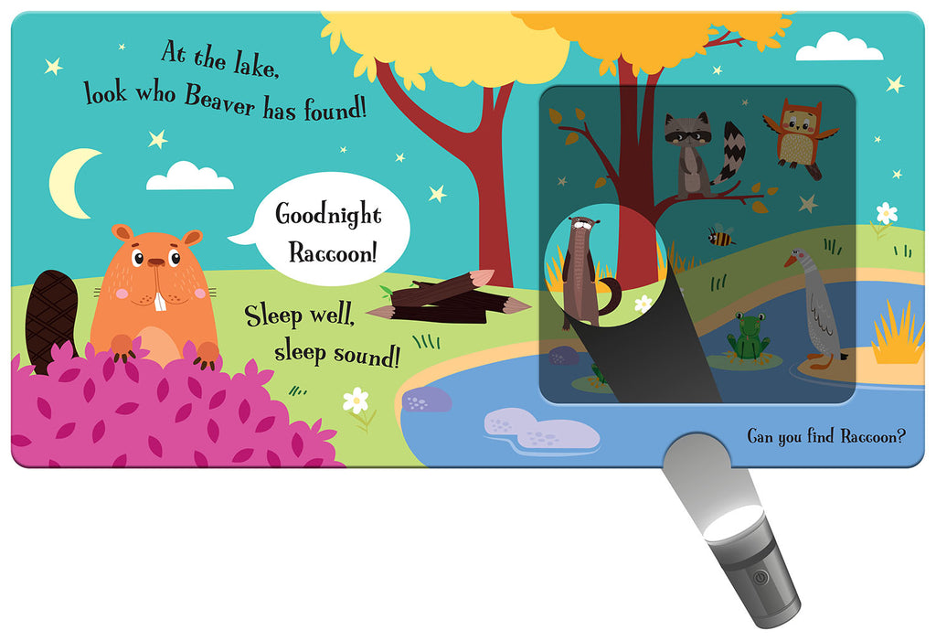 Goodnight Beaver – Sihirli Fenerli Uyku Kitabı (Magic Torch Books)
