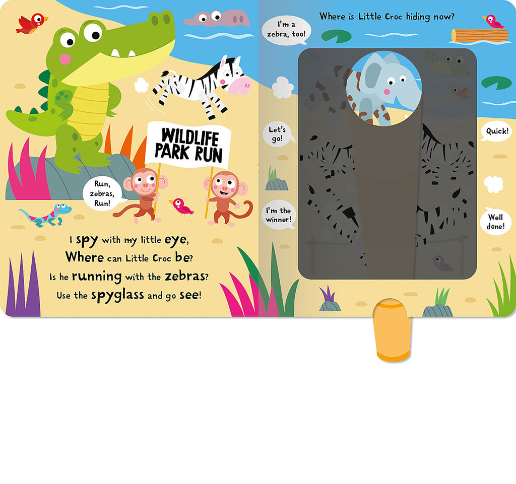 Big Croc Little Croc | Sihirli Mercekli Saklambaçlı Kitap | Keşfet, Bul, Eğlen!