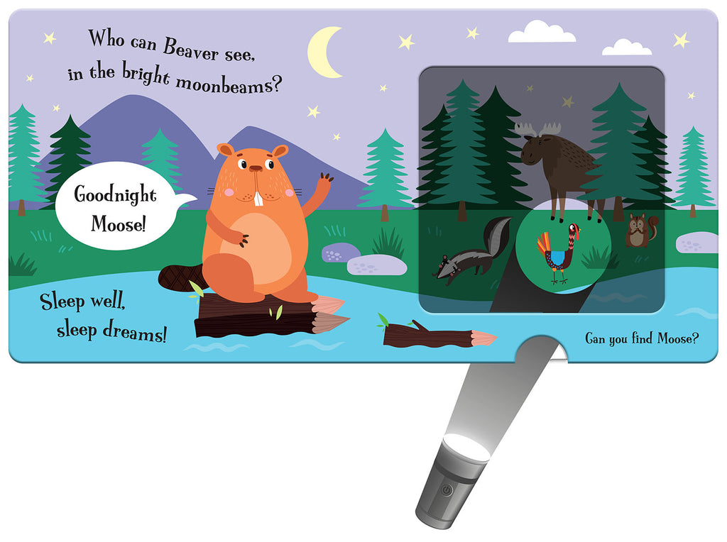 Goodnight Beaver – Sihirli Fenerli Uyku Kitabı (Magic Torch Books)