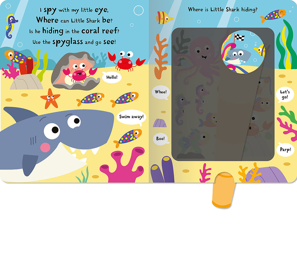Big Shark Little Shark | Sihirli Mercekli Denizaltı Saklambaç Kitabı | Keşfet, Bul, Eğlen!