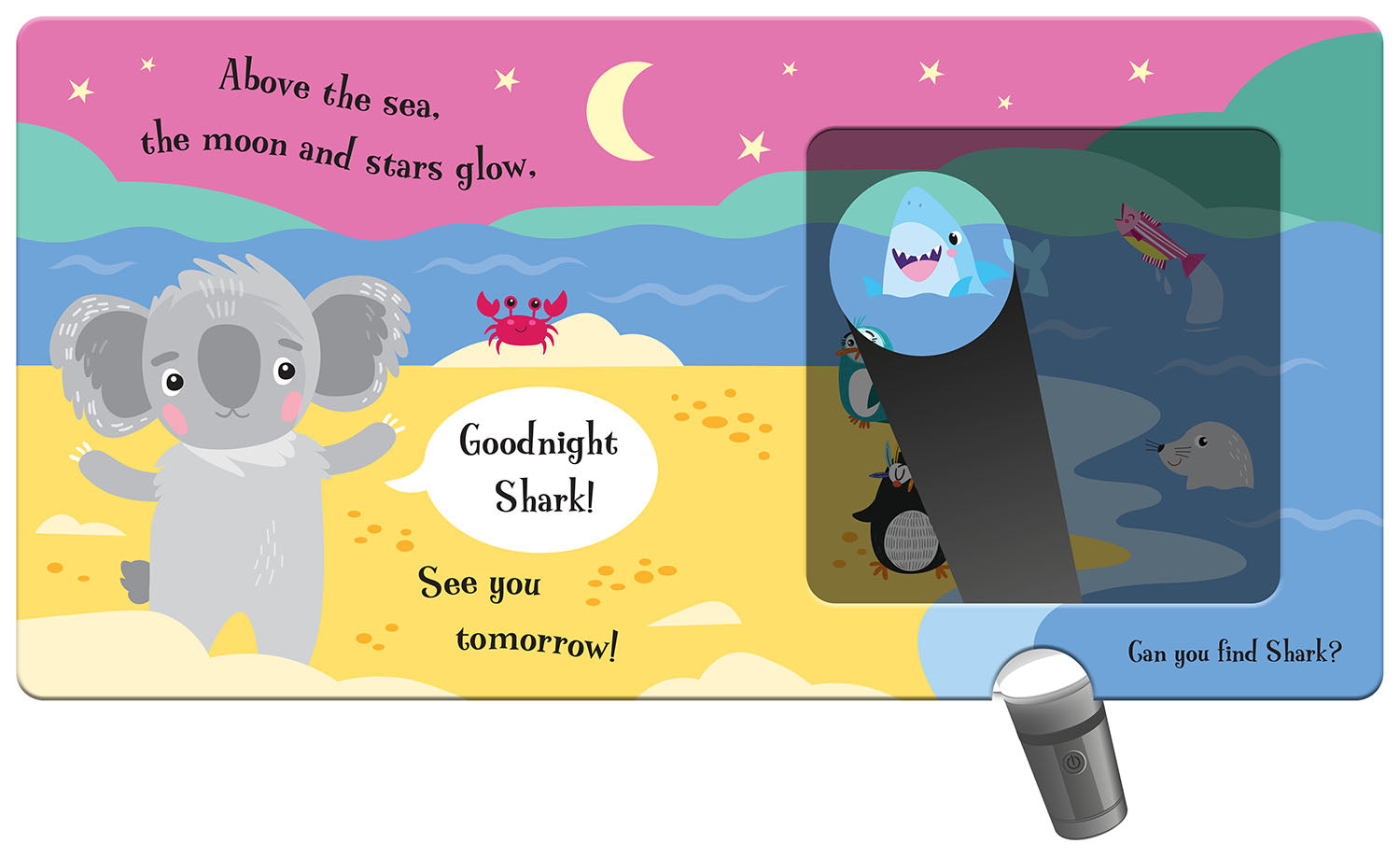 Goodnight Koala – Magic Torch Book | Işıklı Etkileşimli Uyku Kitabı