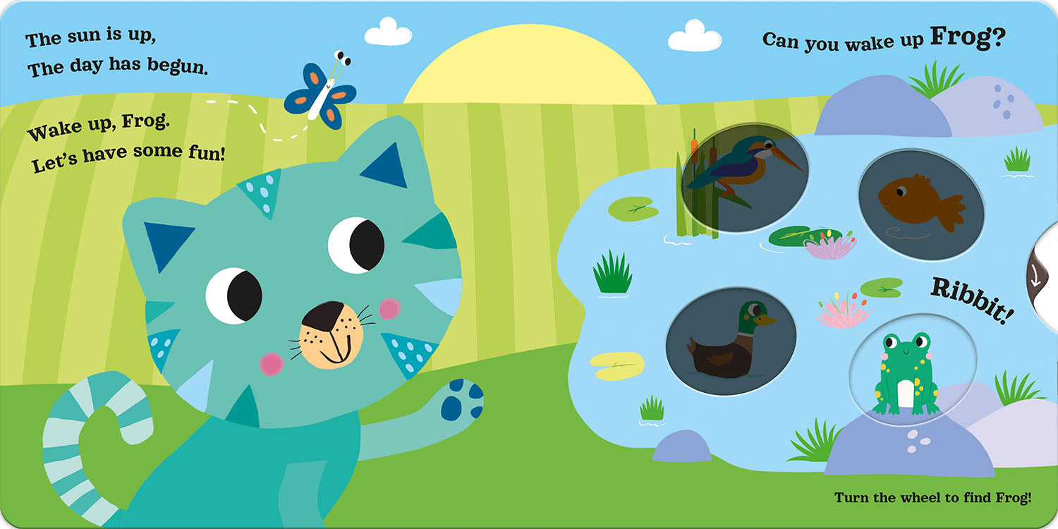 Good Morning Cat – Magic Wheel Book | Çevirmeli Etkileşimli Kitap