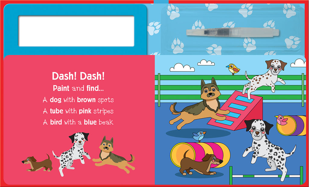 Search and Find Dogs | Suyla Boyama ve Bulmaca Kitabı