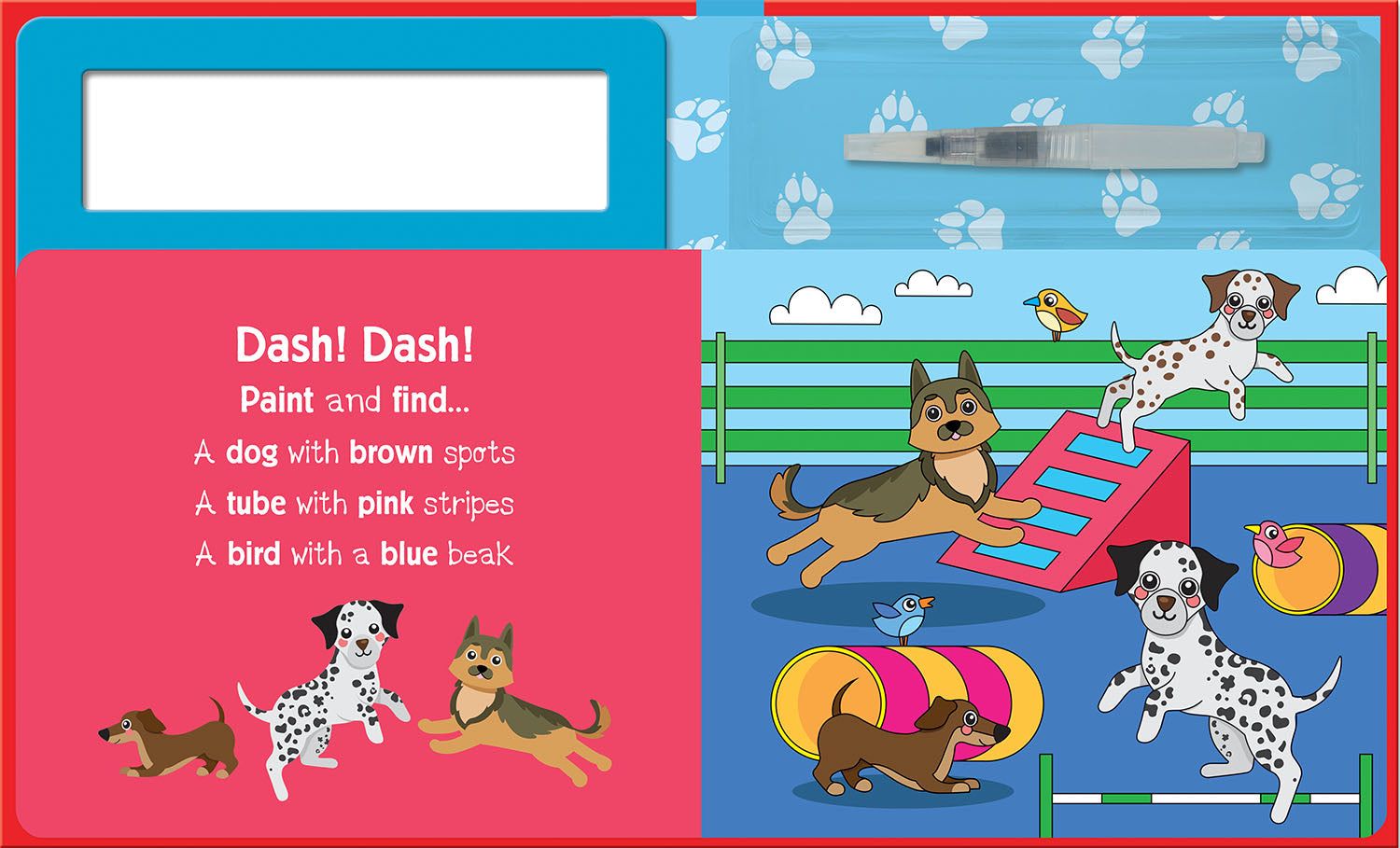Search and Find Dogs | Suyla Boyama ve Bulmaca Kitabı