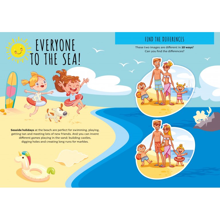 Stickers and Activities: Holidays - Tatil Temalı Stickerlı Etkinlik Kitabı (3+ Yaş)
