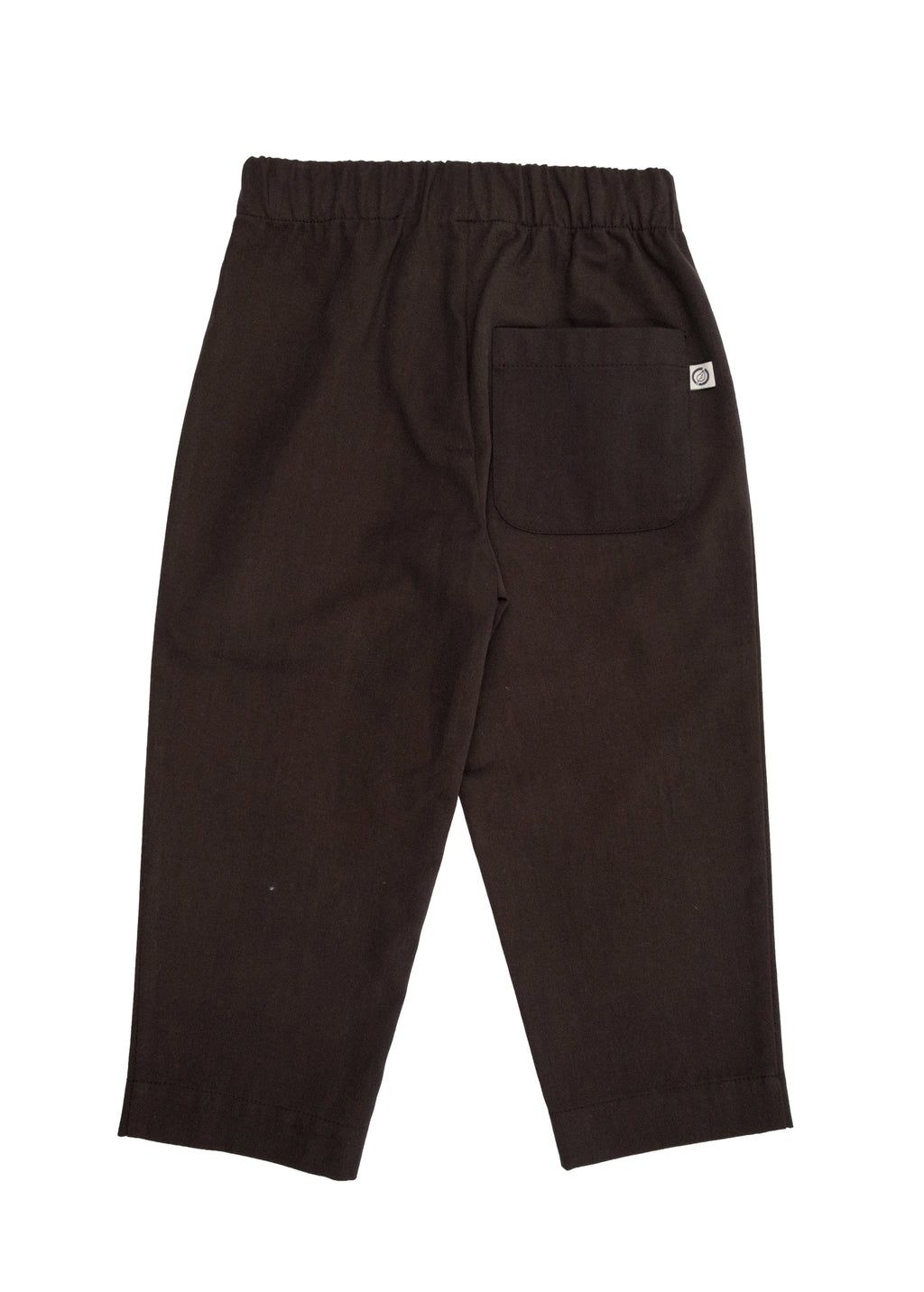 Kahverengi Kışlık Minik Erkek Çocuk Pantolon - %100 Pamuk Gabardin