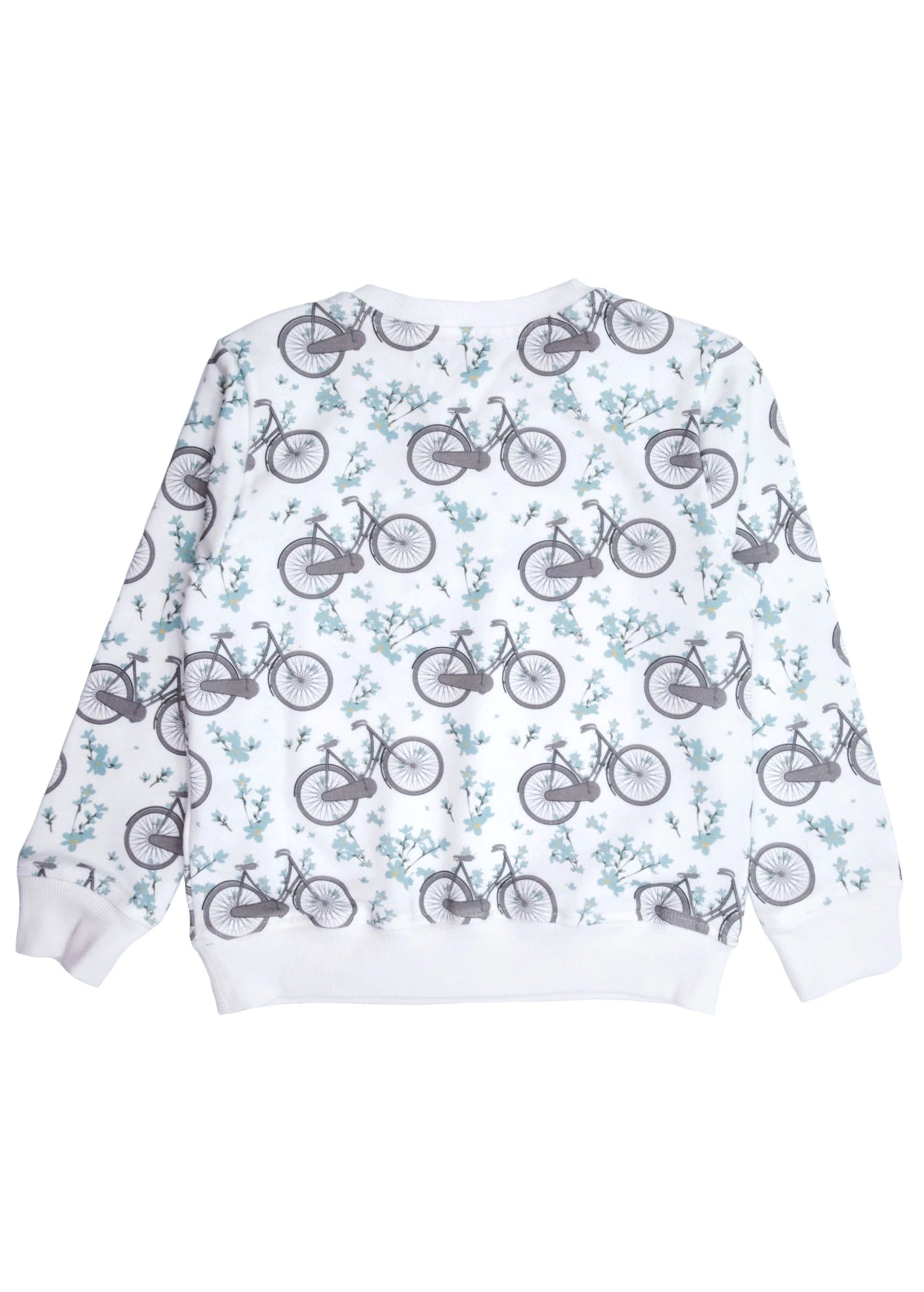 Bisiklet Desenli Baharlık Çocuk Sweatshirt