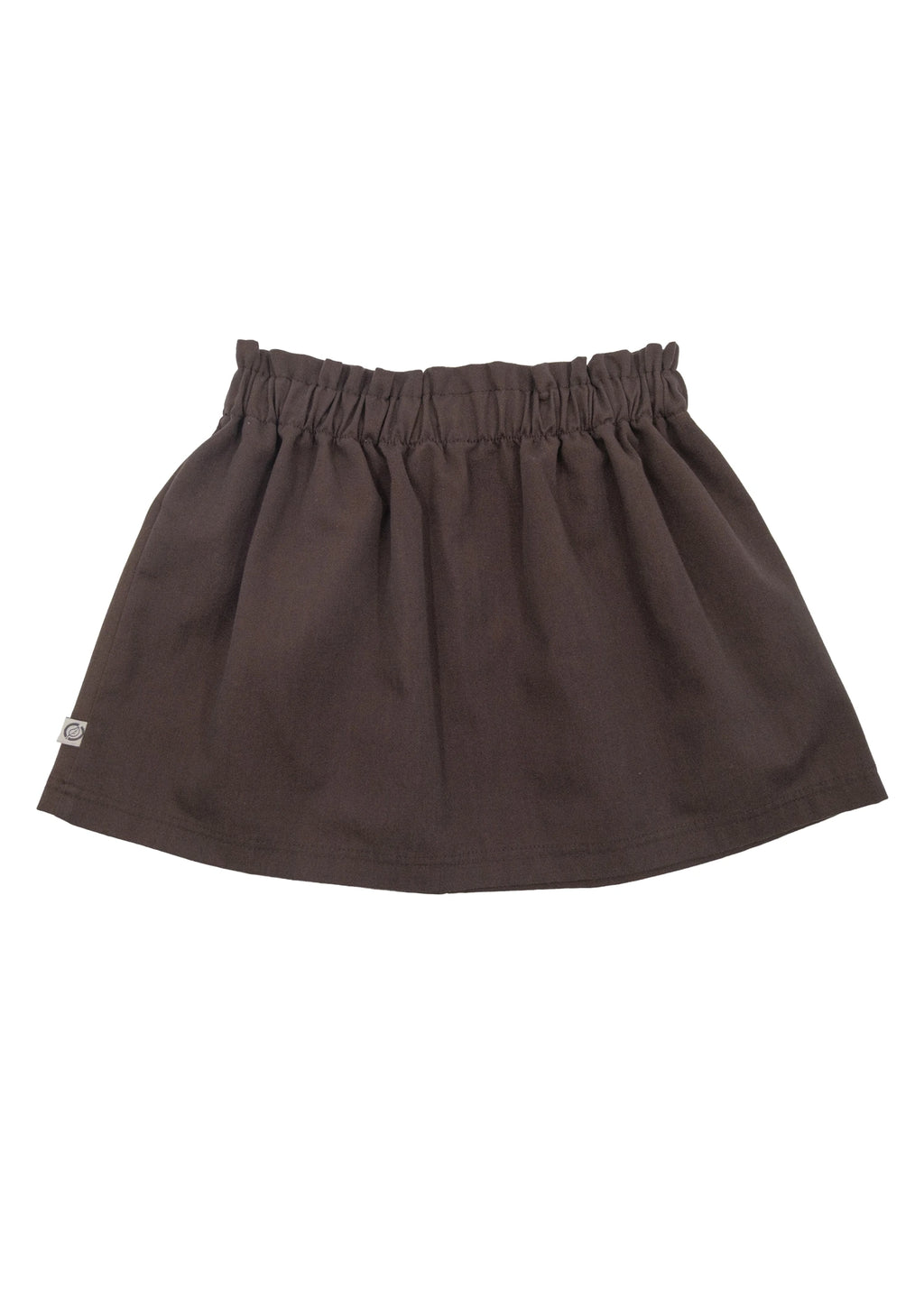 Kahverengi Kışlık Minik Kız Çocuk Etek - %100 Pamuk