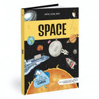 Sassi Space İngilizce uzay atlası kitabının kapağı