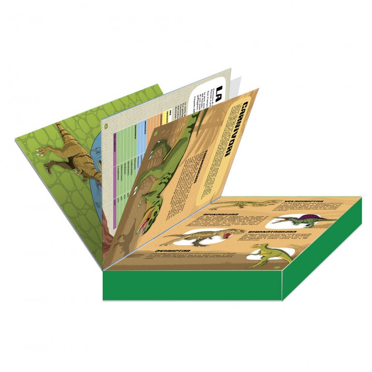Travel Learn and Explore: Dinozorların Dünyası - 200 Parça Puzzle ve Kitap Seti