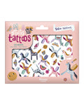 Mes P'tits Tattoos Licornes poşeti, pembe ambalajda unicorn geçici dövmeleri