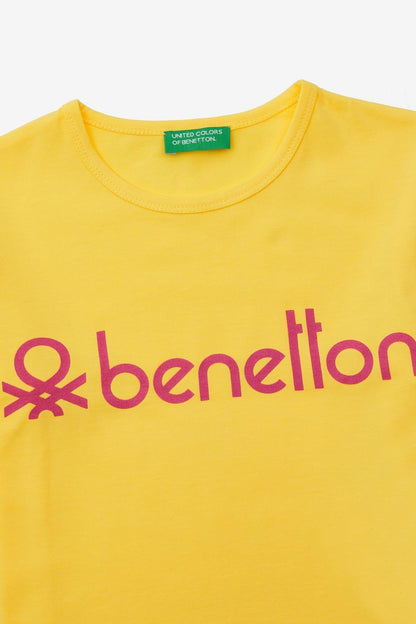 Benetton Kız Çocuk Crop Tişört - Riki Baby&Kids