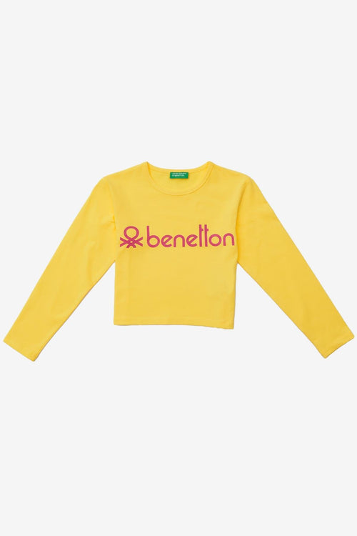 Benetton Kız Çocuk Crop Tişört - Riki Baby&Kids
